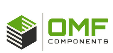 A logo of omp components